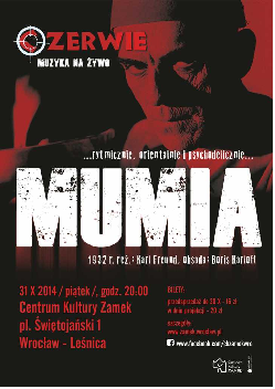 MUMIA film niemy z muzyka na żywo w wykonaniu zespołu CZERWIE